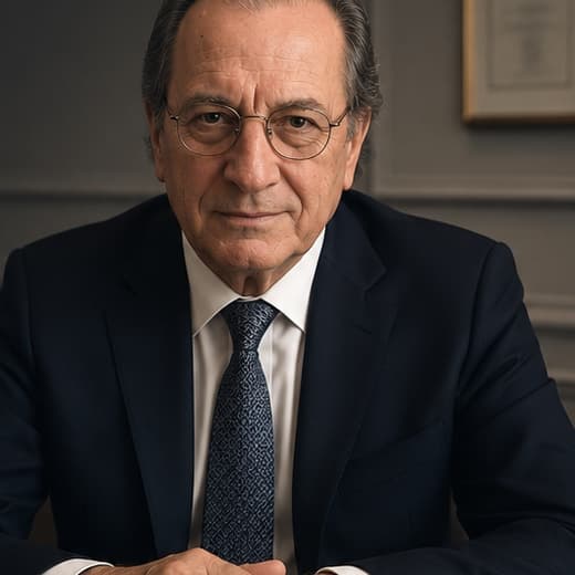 Retrato del Dr. Eduardo Valentini, abogado del estudio Valentini & Asociados